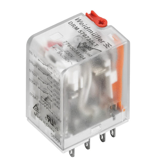 RELE DRM270730LT 2CONT CONMUTADO 230V AC 10A ENCHUFABLE - 7760056076