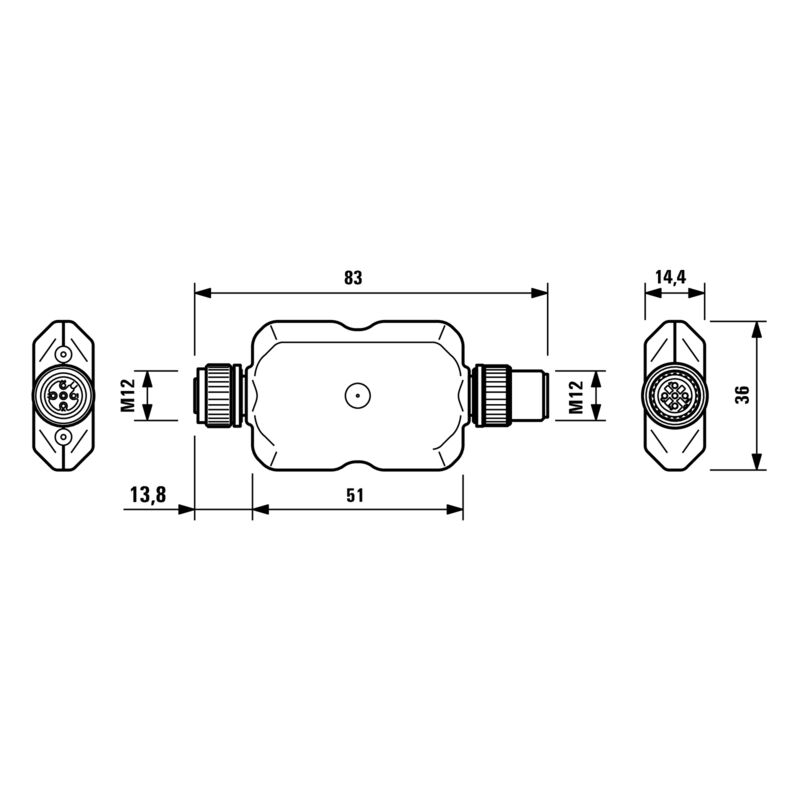JACKPAC RELÉ JPR 24VDC 1CO M12 - 8771420000