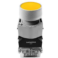 Pulsador momentáneo redondo 22mm iluminado LED 110 V AC/DC. 1 NA color Amarillo - 3SB7135-0DB30-1BA0