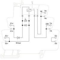 RELE CON BASE TRP 24VDC ACT PB 6A PULSADOR SI - 2855840000