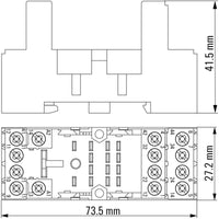 BASE PORTA RELE SCM-I 4CO N 6A - 8869390000