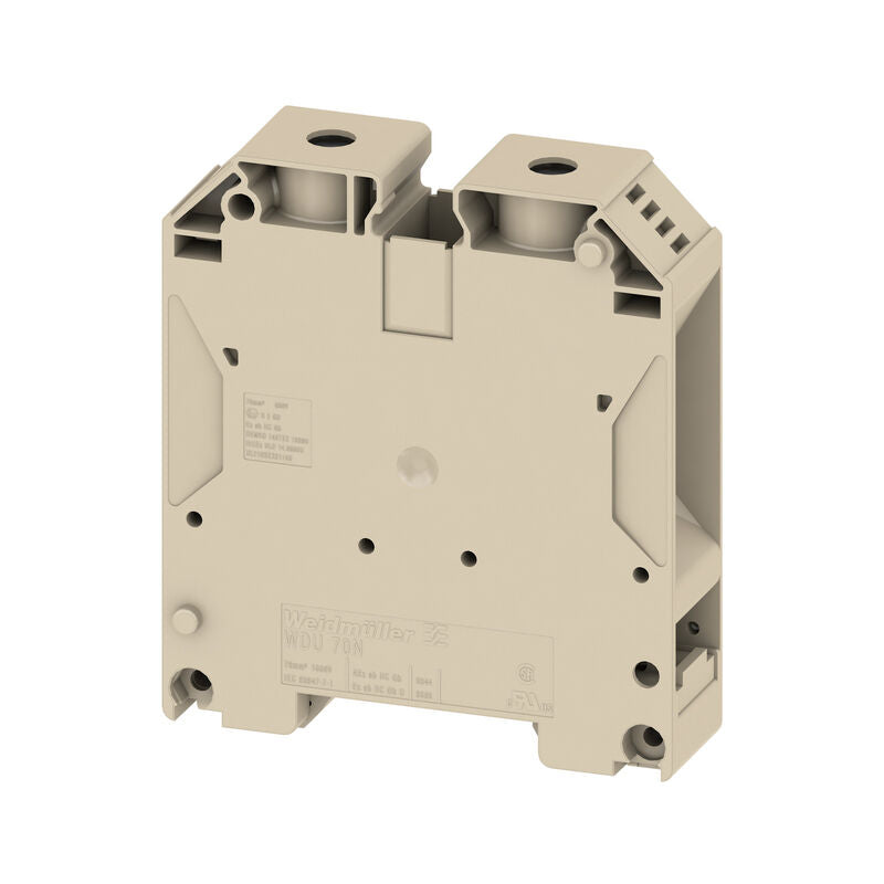 BORNE CONEXION POR TORNILLO 70MM WDU 70N/35 BEIGE - 9512190000