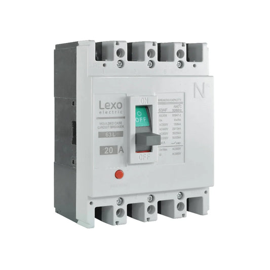Interruptor caja moldeada fija LEXO 63L 4P 63A 25KA - 5114063