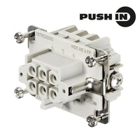 CONECTOR HDC HE 6 FP 16 POLOS HEMBRA 24A PUSH IN - 1873520000