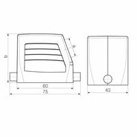 CAP. HDC 06B TSLU 1PG16G - 1652520000