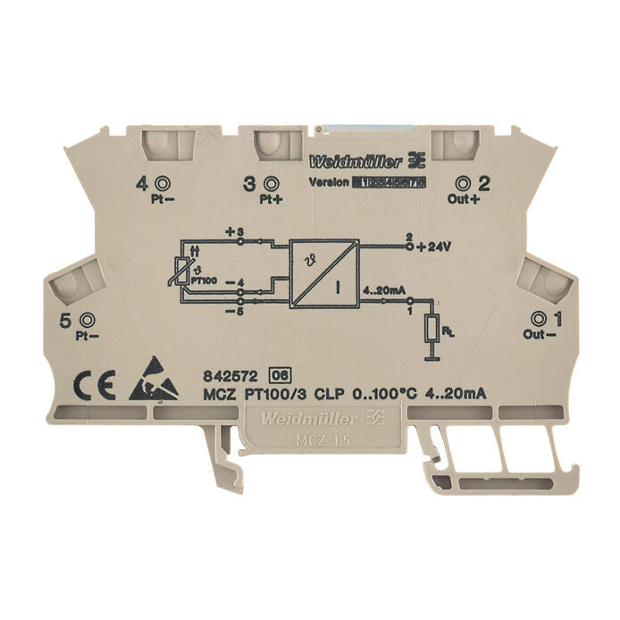 CONVERTIDOR DE SEÑAL CONV. MCZ PT100/3 CLP 0+300C - 8473020000