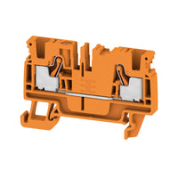 BORNE DE PASO PUSH IN 4MM A2C 4 OR NARANJA  - 2051230000