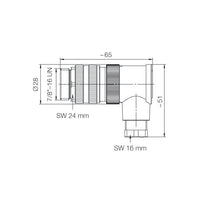 CONECTOR ACOPLABLE SAISW-4/9-7/8 - 1808830000