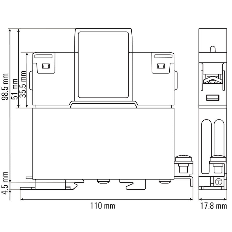 RELE ESTADO SOLIDO PSSRN K 24VDC 1Z K 600VAC 30A Ref 2986900000