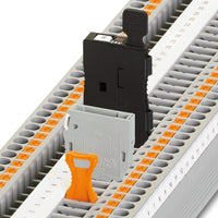 Cabeza portafusible P-FU 5X20 – Para fusibles tipo G (5 x 20 mm), conexión enchufable, color negro