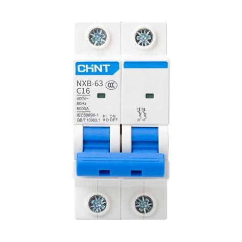 Interruptor Automático CHINT NXB-63H 2P 20A 10kA Curva C – Código 070202020CH