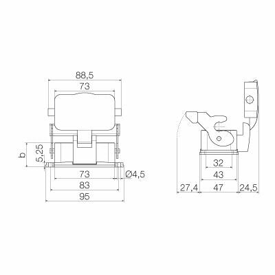 BASE HDC 10B ALU - 1206100000