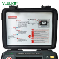 Arriendo Probador Digital de Resistencia de Aislamiento de Alta Tensión VLUUKE KD2677E (Megóhmetro 5 kV)