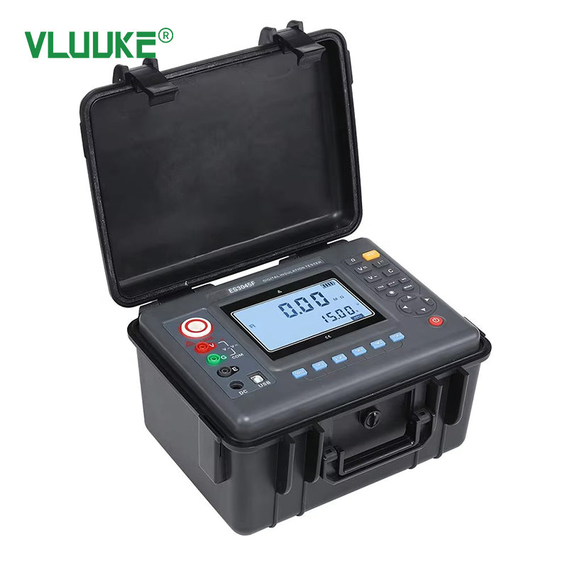 Arriendo Probador Digital de Resistencia de Aislamiento de Alta Tensión VLUUKE KD2677E (Megóhmetro 5 kV)