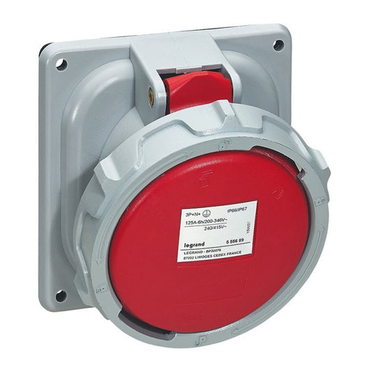 Enchufe Industrial Hembra 5 Polos 63A 400V IP67 – Conector CEE 3P+N+T para Ambientes Exigentes