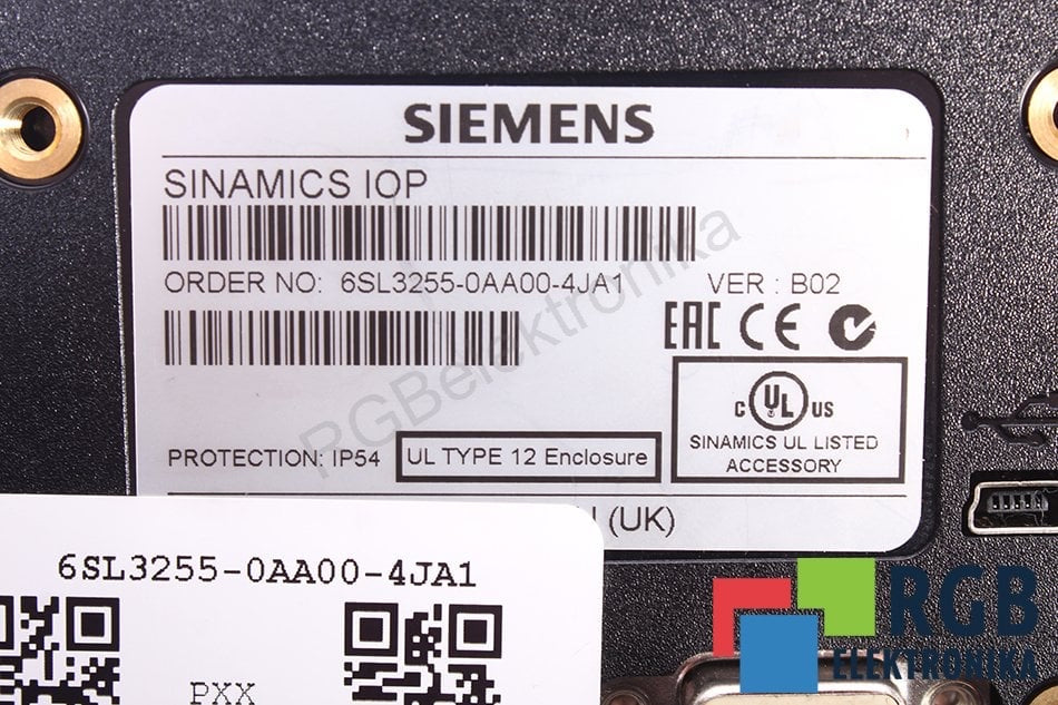 Panel de Operador Siemens SINAMICS IOP 6SL3255-0AA00-4JA1 para Variadores G120/G120P – Código 6SL3255-0AA00-4JA1