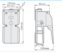 Pedalera Simple CHINT YBLT‑4 IP31 1 NA+1 NC 3 A 220/380 VAC – Código 25120771CH