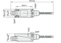 Final de Carrera CHINT YBLX‑ME/8101 Fibra, Varilla Metálica Flexible – Código 57012811CH