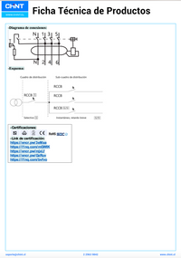 Interruptor Diferencial (RCCB) CHINT NL1 4P 100 A 300 mA Tipo A – Código 070141030CH