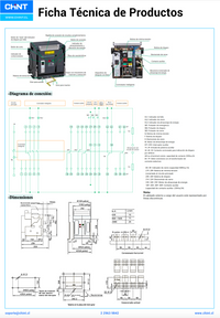 Interruptor en Caja Moldeada CHINT NA1-3200X-2500M/4P 1000–2500 A Electrónico Motorizado AC 220/230 V – Código 071171061CH
