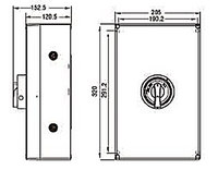 Seccionador a Caja CHINT NF2-63/3BO 63A 3 Polos AC-23A 415V – Código 171232063CH