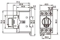 Seccionador a Riel DIN CHINT NF2 3P 63A AC-23A 415V Manilla Gris – Código 170830063CH