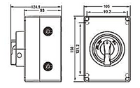 Seccionador a Caja CHINT NF2 3P 40A AC-23A 415V – Código 171232040CH