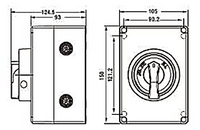 Seccionador a Caja CHINT NF2 3P 25A AC-23A 415V – Código 171232025CH