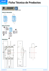 Interruptor Electrónico CHINT NM8N-800Q 4P 800A 70kA 415V – Código 070274060800CH
