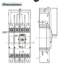 Interruptor Electrónico CHINT NM8N-630Q 4P 630A 70kA 415V – Código 070274060630CH