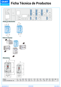 Interruptor de Caja Moldeada CHINT NM8S-1250H 3P 1250A 70kA 415V – Código 072267312CH