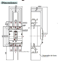Interruptor Termomagnético CHINT NM8N-800H 3P 800A 415V 0.7–1In – Código 07023020800CH