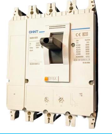 Interruptor Termomagnético CHINT NM8N-400S 4P 350A 415V 50kA 0.7–1In – Código 07024040350CH