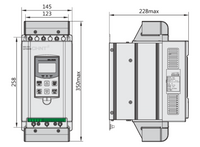 Partidor Suave CHINT NJR2-7,5ZX 380V 15A 7,5kW con Bypass y Control 230V – Código 11171015CH