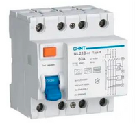 Interruptor Diferencial CHINT NL210 4P 40A 30mA Tipo B 10kA – Código 0702440030CH