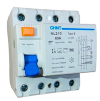 Interruptor Diferencial CHINT NL210 4P 63A 300mA Tipo B 10kA – Código 0702463300CH