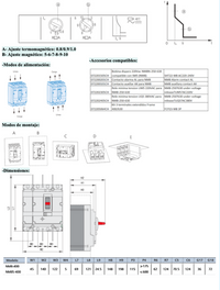 Interruptor Termomagnético MCCB NM8-400H 4P 315 A 100 kA – Código 072244231CH