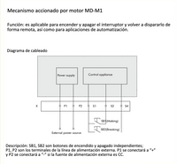 Mecanismo de Accionamiento Motorizado CHINT MD-M1 D3/A1 para NXM-125(63) DC220V/AC230V – Código 072120714CH