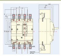 Interruptor Termomagnético CHINT NM8N-125C 4P 32A 415V 36 kA – Código 07224020032CH
