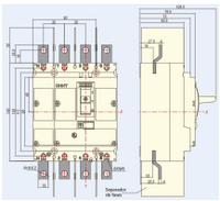 Interruptor Termomagnético CHINT NM8N-125C 4P 100A 415V 36 kA – Código 07224020100CH