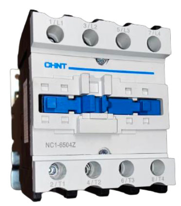 Contactor CHINT NC1-6504Z 4P 65A 30kW Bobina 24VDC – Código 03010659100CH