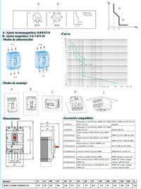Interruptor Termomagnético CHINT NM8-125S 3P 63A 50 kA 415 V – Código 072232206CH