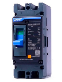 Interruptor MCCB CHINT NXM-125S 2P 125A 25kA Fijo – Código 0721222012CH