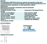 Interruptor Termomagnético CHINT NBP-63R 4P 25A 15kA – Código 07030425CH