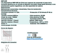 Interruptor Termomagnético CHINT NBP-63R 4P 32A 15kA – Código 07030432CH