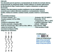 Interruptor Automático MCCB CHINT NM1-63S 3P 16A 15kA Fijo – Código 072131216CH