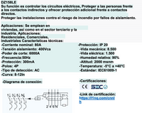 Interruptor Diferencial CHINT DZ158LE 4P 80A 300mA 6kA – Código 070258030CH