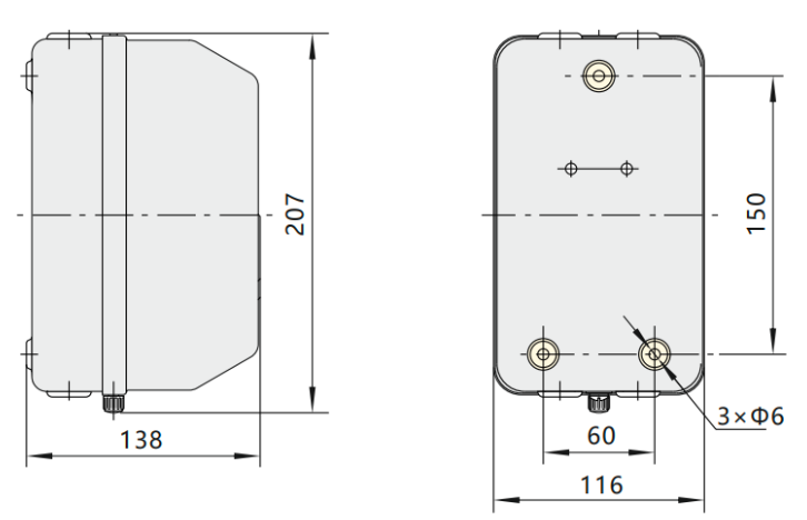 Partidor Directo CHINT NQ2-15P/2 7,5 kW 18 A IP40 – Código 110718221CH