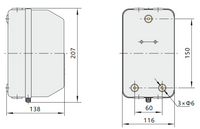 Partidor Directo CHINT NQ2-15P/2 7,5 kW 18 A IP40 – Código 110718221CH