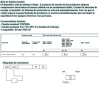 Relé de Mínima Tensión CHINT S.H.R 230V AC para Interruptor NM1-63 – Código 072102306CH